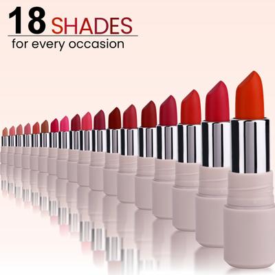 Matt Look Mega Last No Transfer Matte Lipstick With Smudge Proof Formula & Vitamin E, Loyal Beige-18 3.8 gm - Lipsticks