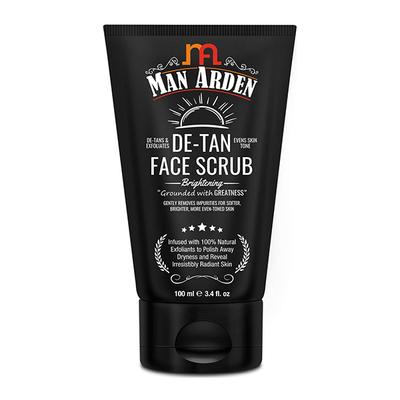 Man Arden De-Tan Brightening Face Scrub 100gm - Face Scrubs