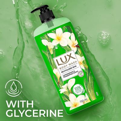 Lux Revitalized Skin Lemongrass and Frangipani Scent 750 ml - Skin-Treatment