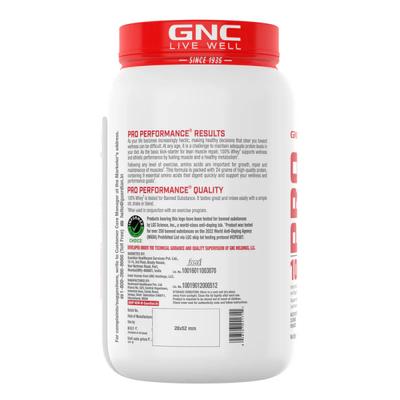 GNC Pro Performance 100% Whey Protein Powder - Creamy Strawberry 907gm - Whey Proteins