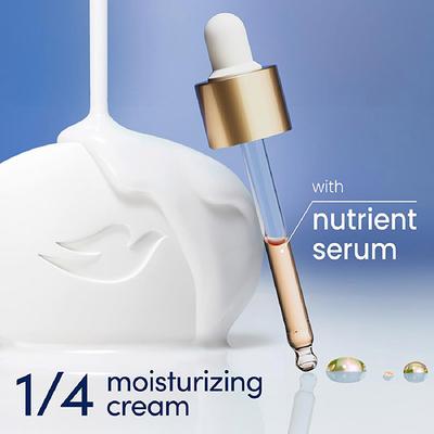 Dove Cream Beauty Bathing Bar for 24 Hour Nourished Skin with Nutrient Serum PO5 125gm each - Soaps