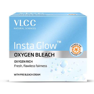 VLCC Insta Glow Oxygen Bleach with PRE Bleach Cream 25.7gm - Bleach