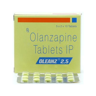 Oleanz 2.5mg Tablet 10'S - Schizophrenia-Aps