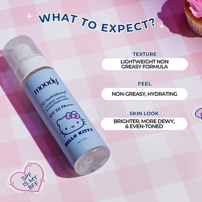 Moody 7D Hydroburst(R) Hybrid Water Sunscreen Mist SPF 50 110 ml - Face Sunscreen