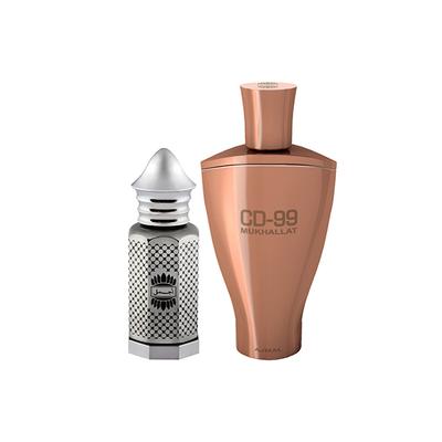Ajmal Asher Concentrated Perfume Oil Oriental Attar And CD 99 Mukhallat Concentrated Perfume Oil Floral Oriental Attar 26 ml - Deodorants/Roll-Ons