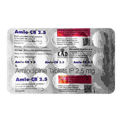 AMLO CB 2.5 Tablet 15's - Hypertension-Cal