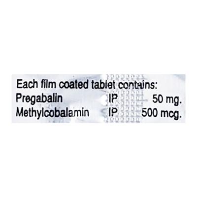 Gabawin M 50mg Tablet 10'S - Neuropathic Pain-Dru