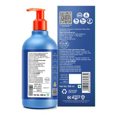 WOW Skin Science Kids 3 in 1 Wash - Blue Guardian Superman Edition 300 ml - Baby Body Wash