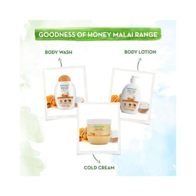 Mamaearth Honey Malai Body Wash with Honey & Malai for Nourishing Glow 300 ml - Shower Gels & Body Wash