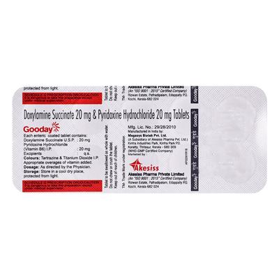 Gooday Tablet 10'S - Vomitting/Emesis-Ant