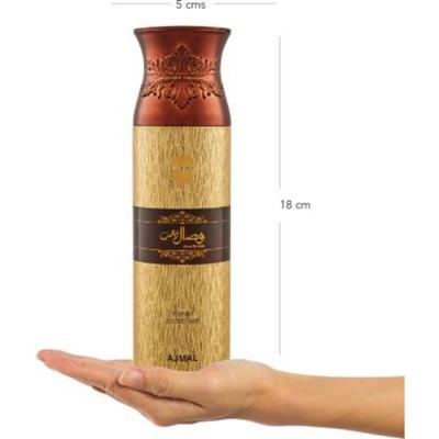 Ajmal Wisal Dhahab & Sacrificeiihim & Raindrops & Blu Deodorant Spray- For Men (Pack Of 4) 200 ml - Men Perfumes (Edt/Edp)