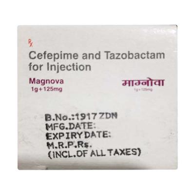 Magnova 1gm+125mg Injection 1's - Bacterial Infections-Cep