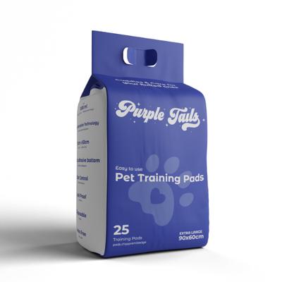 Purple Tails Pet Training Pads (90x60 cm) 25's - Pet accessories