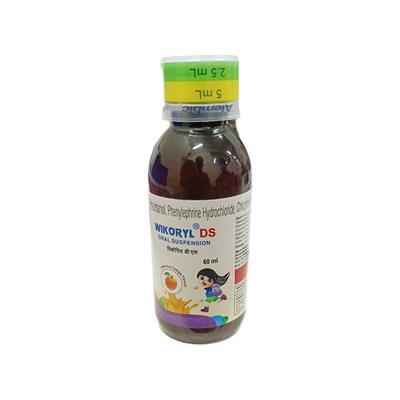 WIKORYL DS DELICIOUS ORANGE FLAVOUR Oral Suspension 60ml - Cough And Cold-Cou