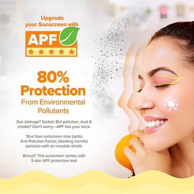 Aqualogica Glow Plus Dewy Sunscreen Papaya & Vitamin C SPF 50+ PA++++ UVA / UVB 50gm - Face Sunscreen