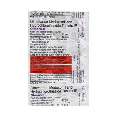OLMARK H Tablet 15's - Hypertension-Ang
