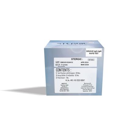 STERGIC Dengue Rapid Test 1's - Health Monitoring Devices