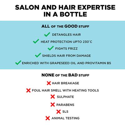 BBlunt Hot Shot Heat Protection Hair Mist with Grapeseed Oil and Provitamin B5 For All Hair Types 150ml - Hair Sprays & Mists