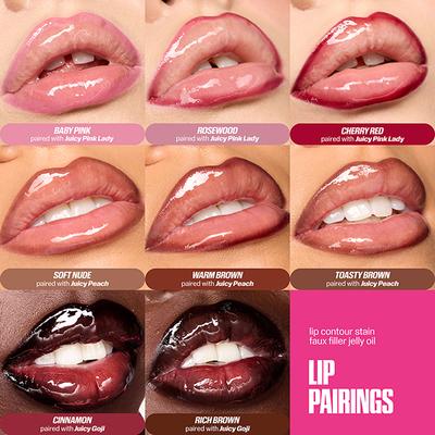 HUDA BEAUTY Lip Contour Stain Baby Pink 1 ml - Lip Stains & Tints