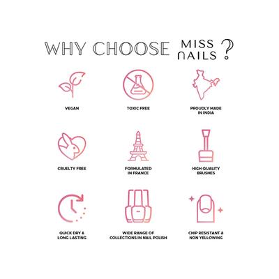 Miss Nails Nail Paint The White Pearl 6 ml - Nail Polish