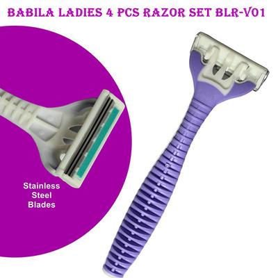 Babila Ladies Razor Set-Blr-V01 4 gm 4's - Razors & Cartridges