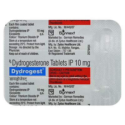 DYDROGEST 10 Tablet 10's - Hormonal Therapy-Oes