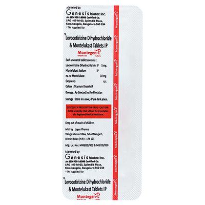 MONTEGEN L Tablet 10's - Allergies-Ant