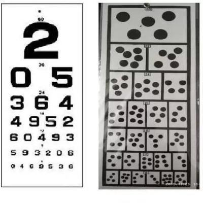 Vision Testing Chart - Surgical Instruments