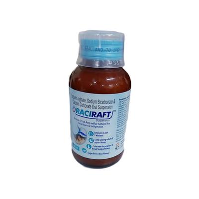 RACIRAFT Sugar Free Mint Flavour Suspension 200ml - Ulcer/Reflux/Flatulence-Aaa
