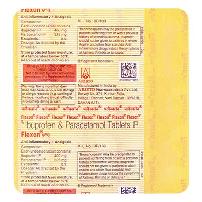 Flexon Tablet 15'S - Pain relief-Nsa