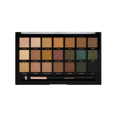 Profusion Cosmetics 21 Shade Eye Shadow Pallete & Brush Chocolates (33.6 g) - Eye Shadow Palettes