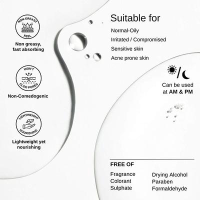 The Formularx Barrier Relief Ceramide Lightweight Moisturizer for Oily, Acne Prone & Sensitive Skin 50 gm - Face Moisturizers