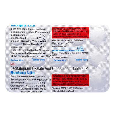 REXIPRA LITE Tablet 15's - Anxiety-Anx