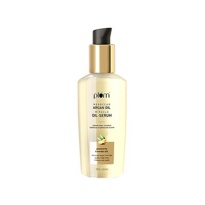 Plum Moroccan Argan Oil Miracle Oil-Serum for Hair & Scalp 100% Vegan 100 ml - Hair Oils