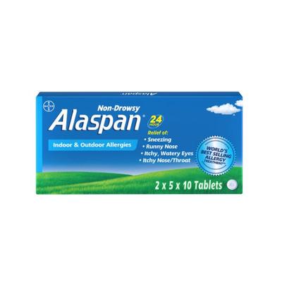Alaspan 10mg Tablet 10'S - Allergies-Ant