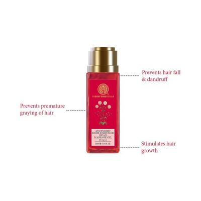 Forest Essentials Ayurvedic Herb Enriched Head Massage Oil Bhringraj Hair Oil for Unisex 50 ml - Hair Oils