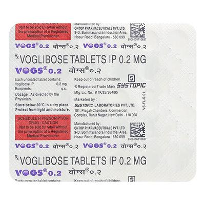Vogs 0.2Mg Tablet 30's - Diabetes-Ant