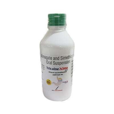 TRICAINE ALMA MANGO FLAVOUR SUGAR FREE Gel 200ml - Ulcer/Reflux/Flatulence-Aaa