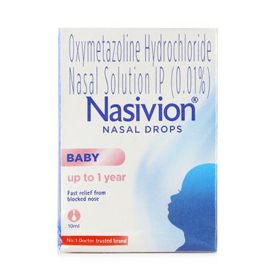 NASIVION BABY Nasal Drops 10ml - Nasal Congestion-Nas