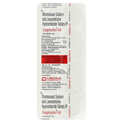 Salphyllin M 10/5mg Tablet 10'S - Allergies-Ant