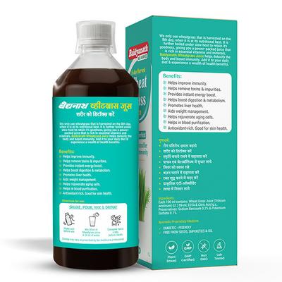 Baidyanath Wheat grass Juice 1 l - Speciality Medicines
