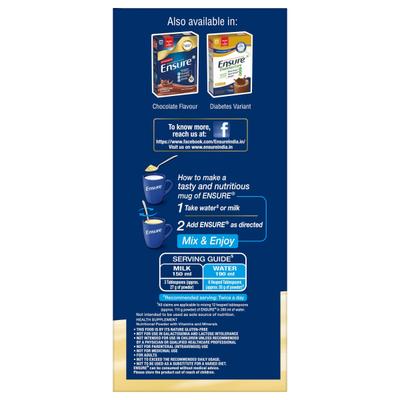 Ensure Nutritional Powder - Vanilla Flavour 950 g (Refill Pack) - Daily Health Drinks