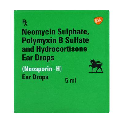 Neosporin H Ear Drops 5ml - Ear Conditions-EAA
