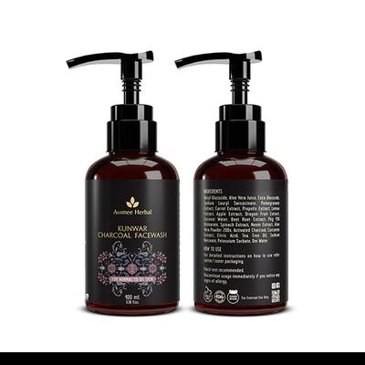 Avimee Herbal Kunwar Charcoal Face Wash 100 ml - Face Washes