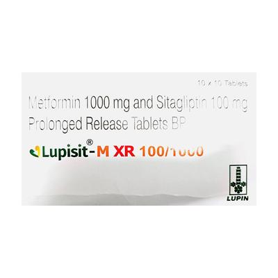 LUPISIT M XR 100/1000 Tablet 10's - Diabetes-Ant