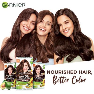 Garnier Color Naturals Creme hair color, Shade 3.16 Burgundy 105.6 gm - Crème