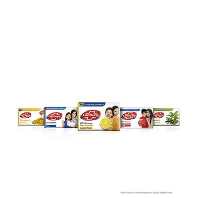 Lifebuoy Lemon Fresh Soap (Buy 5 Get 2 Free) 875 gm - Soaps