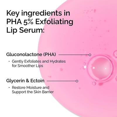 The Ordinary Pha 5% Lip Exfoliating Serum 15 ml - Face Serum