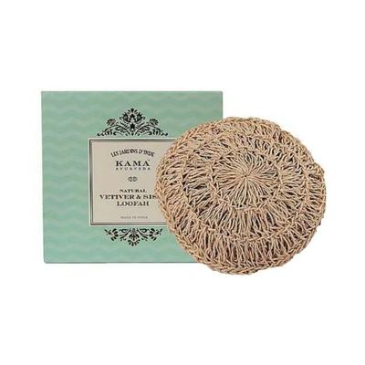 Kama Ayurveda Natural Vetiver & Sisal Loofah 50 gm - Loofahs & Sponges