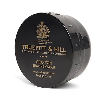 Truefitt and Hill Grafton Shave Cream Bowl Essential Shaving and Grooming Collection Best For Dry Skin 190 gm - Shaving Creams